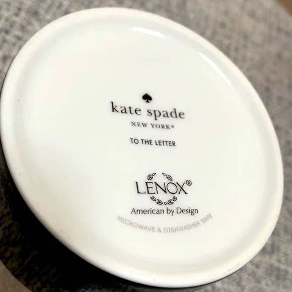 🔹Kate Spade New York Lenox Monogram “M” Coffee Mug / Cup… - Picture 3 of 5